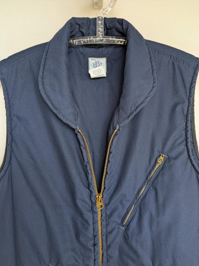 美品 POST O'ALLS E-Z CRUZ Vest M 中綿 15AW