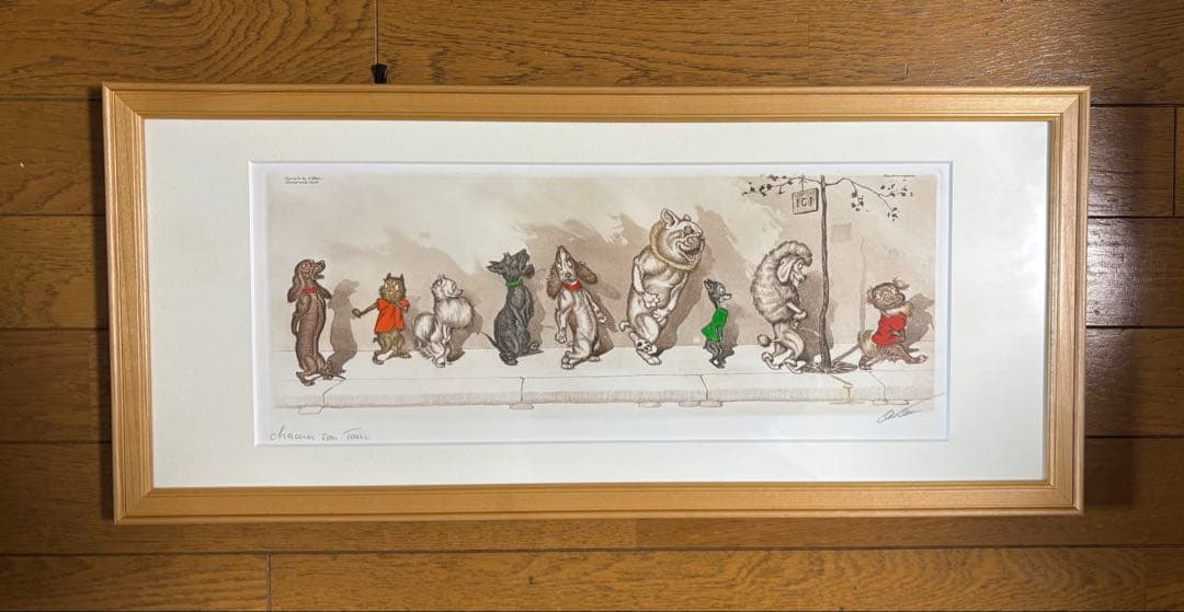 ボリス・オクライン 手彩色銅版画