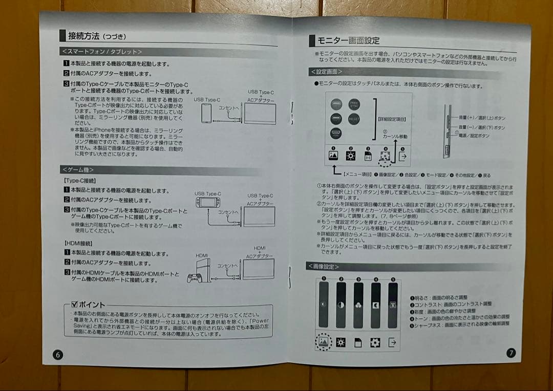 【未使用】15.6インチ144Hzゲーミングポータブルモニター　タッチスクリーン