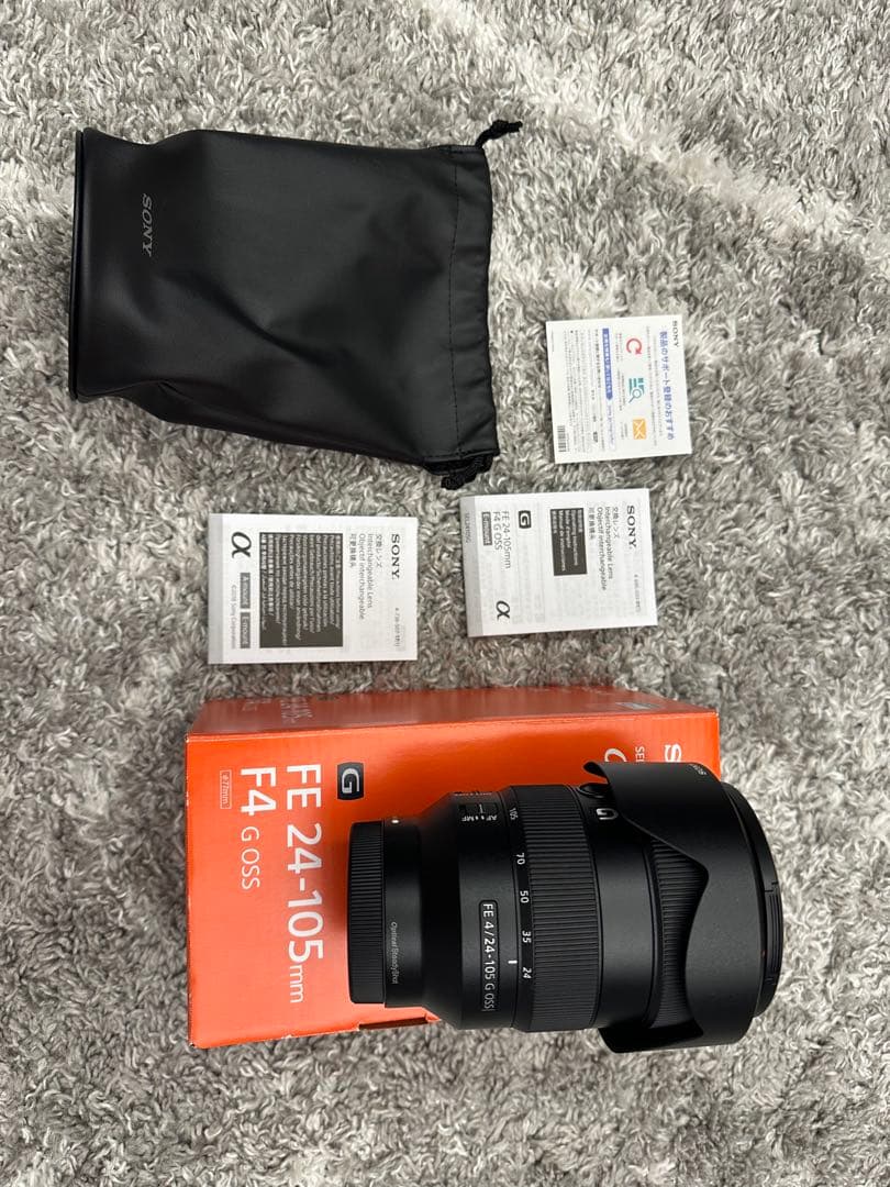 FE 24-105mm F4 G OSS ケンコープロテクターレンズ付属