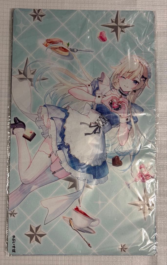 【未使用】C107　プレイマット　＆　スリーブ　遠坂あさぎ　藍沢エマ