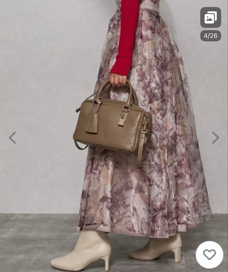 パドマ　ボストンバッグ　ベージュ系その他　新品未使用 牛革