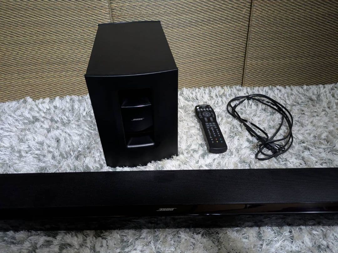 ❇️Bose❇️サウンドバー ウーファー スピーカー❇️リモコン付❇️2点セット