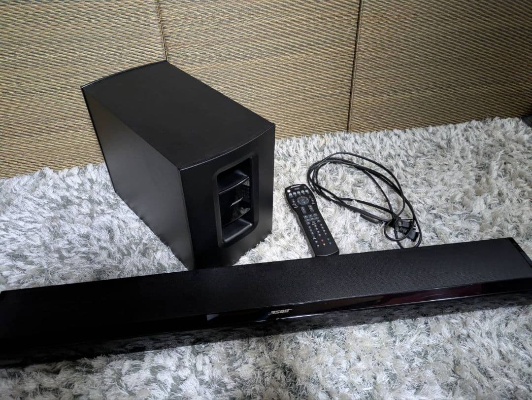 ❇️Bose❇️サウンドバー ウーファー スピーカー❇️リモコン付❇️2点セット