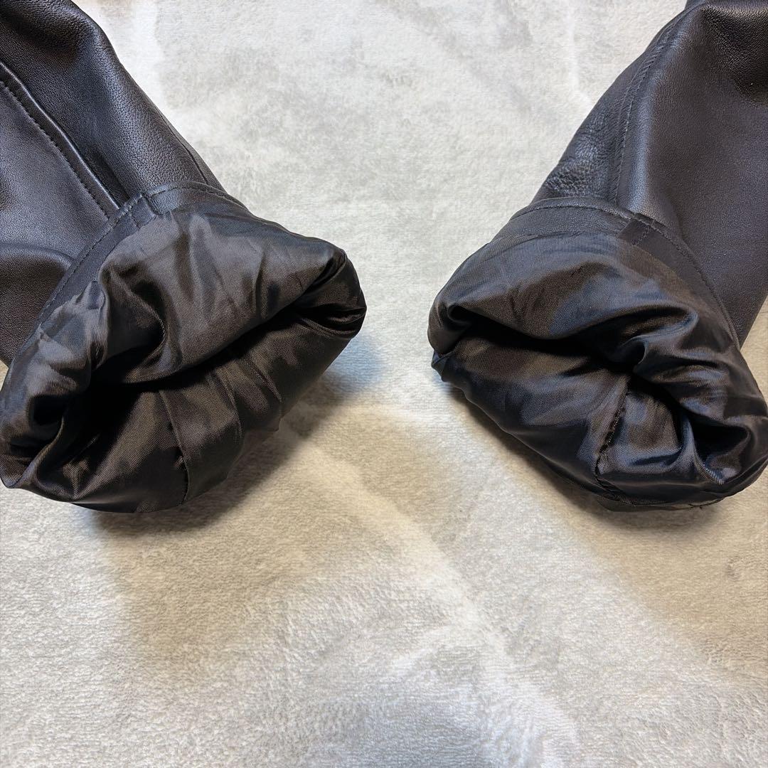 【極美品】 リューグーレザーズ ラムレザー シングルライダースジャケット L