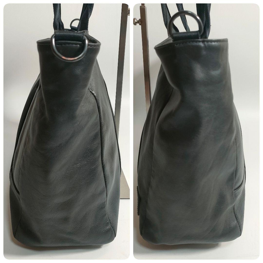 PORTER BASE 2WAYトートバッグ S ブラック レザー 吉田カバン