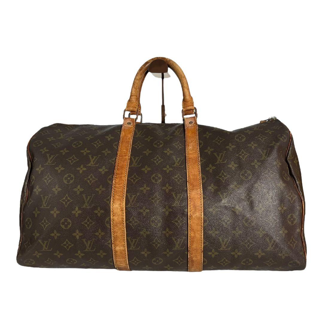 【鑑定済】キーポル50　ルイヴィトン　モノグラム　ボストンバッグ　旅行用バッグ