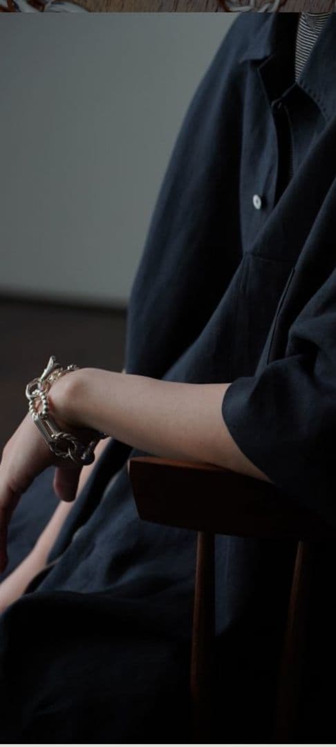 ま*ー様 シルバー チェーンブレスレット 調整可能