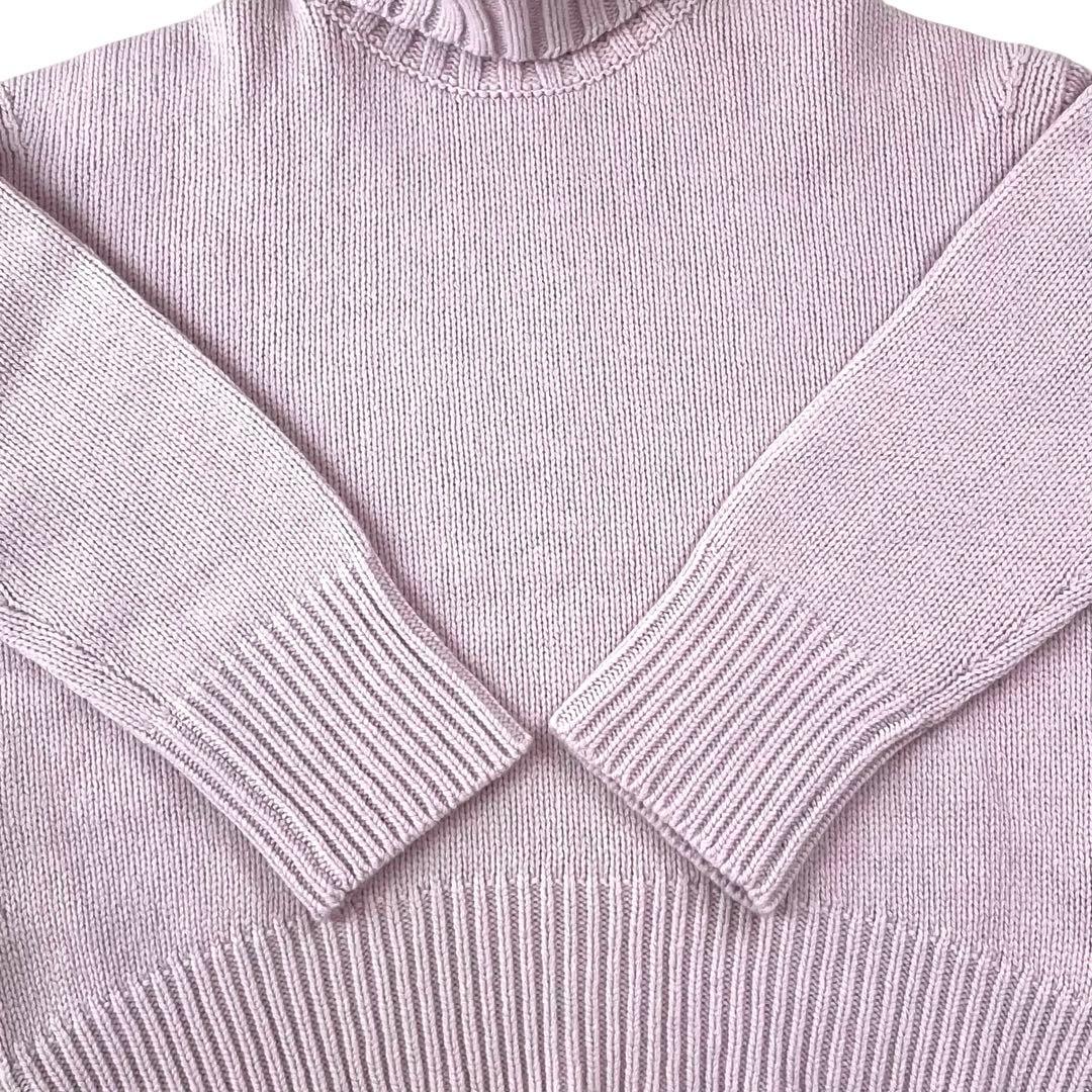 t*n様 美品 ギャルリーヴィー ファインウール タートルネック ライトパープル