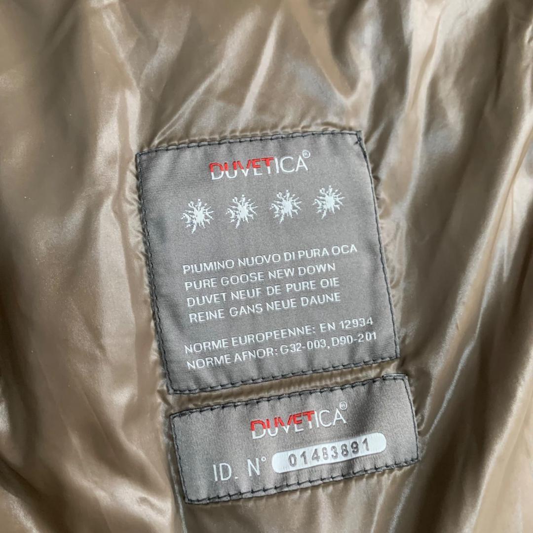 17201✨デュベティカ 40 ラクーンファー ロングダウンコート ブラック系