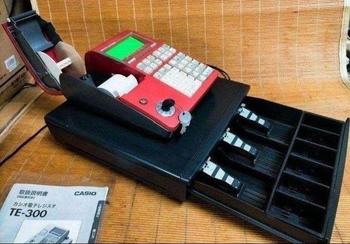 カシオレジスター　TE-300　フル設定無料　 送料無料人気機種　400087