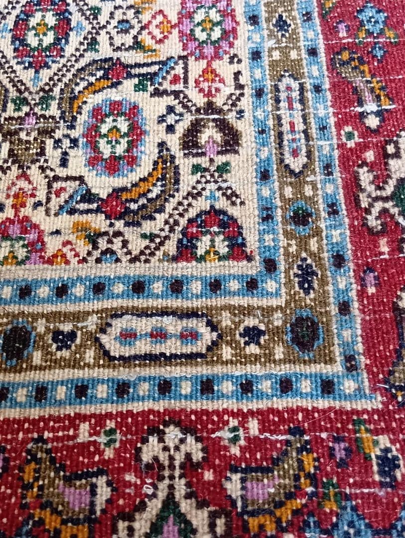 【プリンコ】ペルシャ絨毯　ムード　イラン　手織り(1)