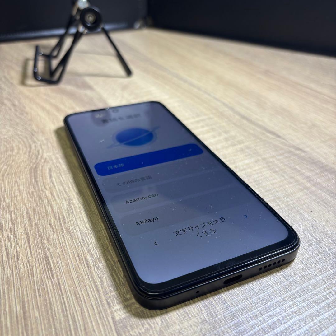 【良品】XiaomiスマートフォンRedmi 12 5G ミッドナイトブラックM