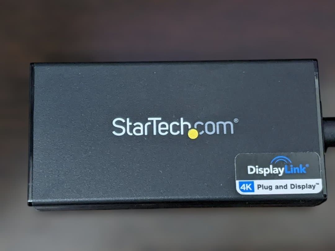 StarTech.com 4K対応 USB-HDMIアダプタ 動作良好