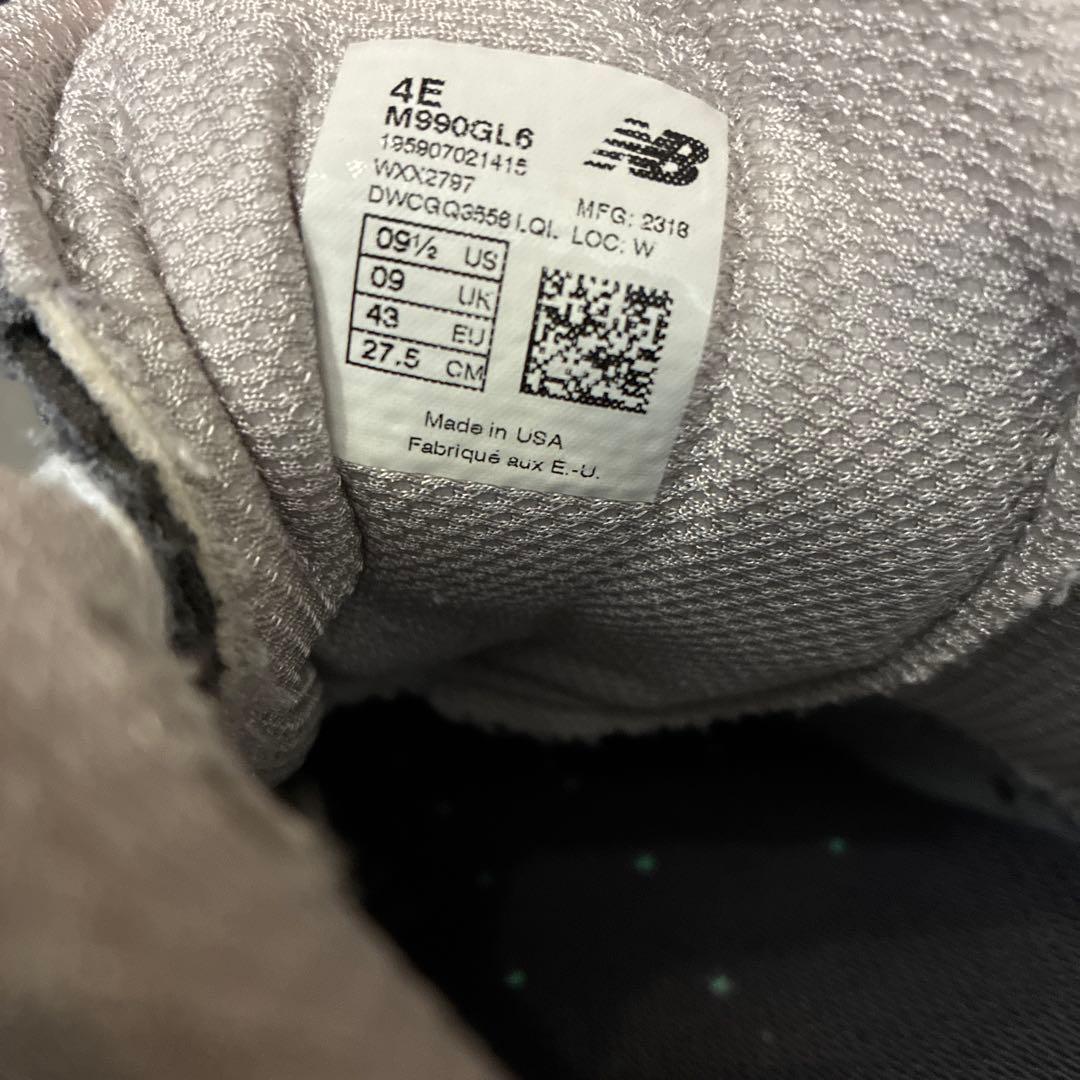 【早い者勝ち】New Balance Made in USA 990v6