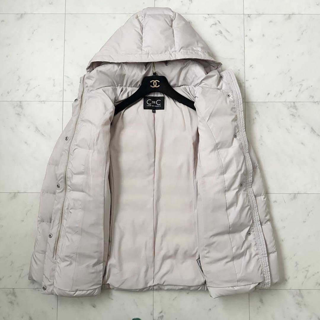 極美品❤️2024AW クードシャンス　ミドル丈ダウンコート　グレージュ　L