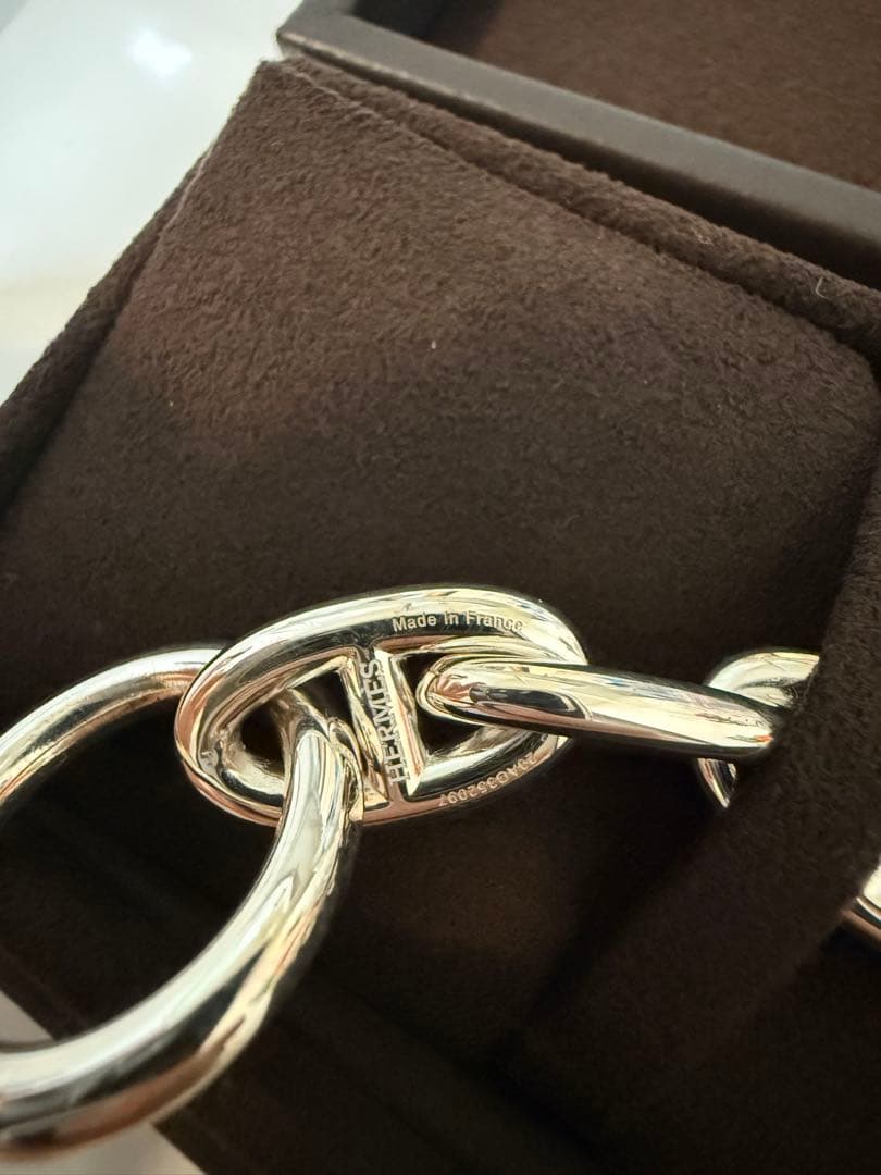 HERMES シェーヌダンクル ブレスレット　GM 13コマ