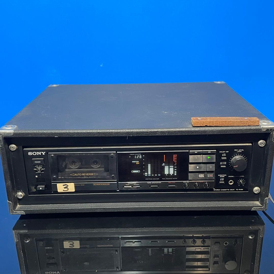 SONY TC-RX80 カセットデッキ 動作確認済み