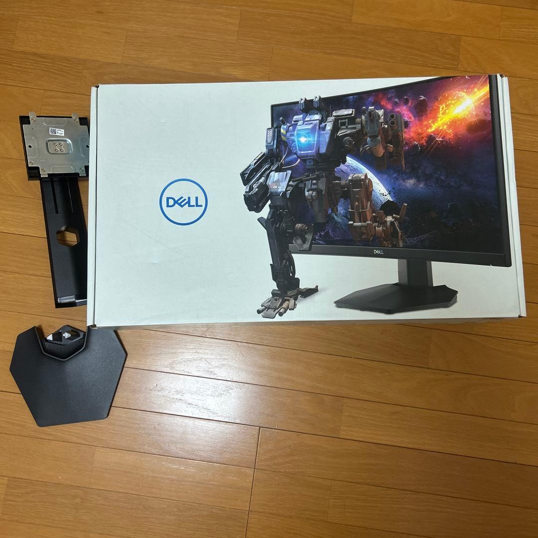 DELL ゲーミング曲面モニター 本体 リフレッシュレート165hz