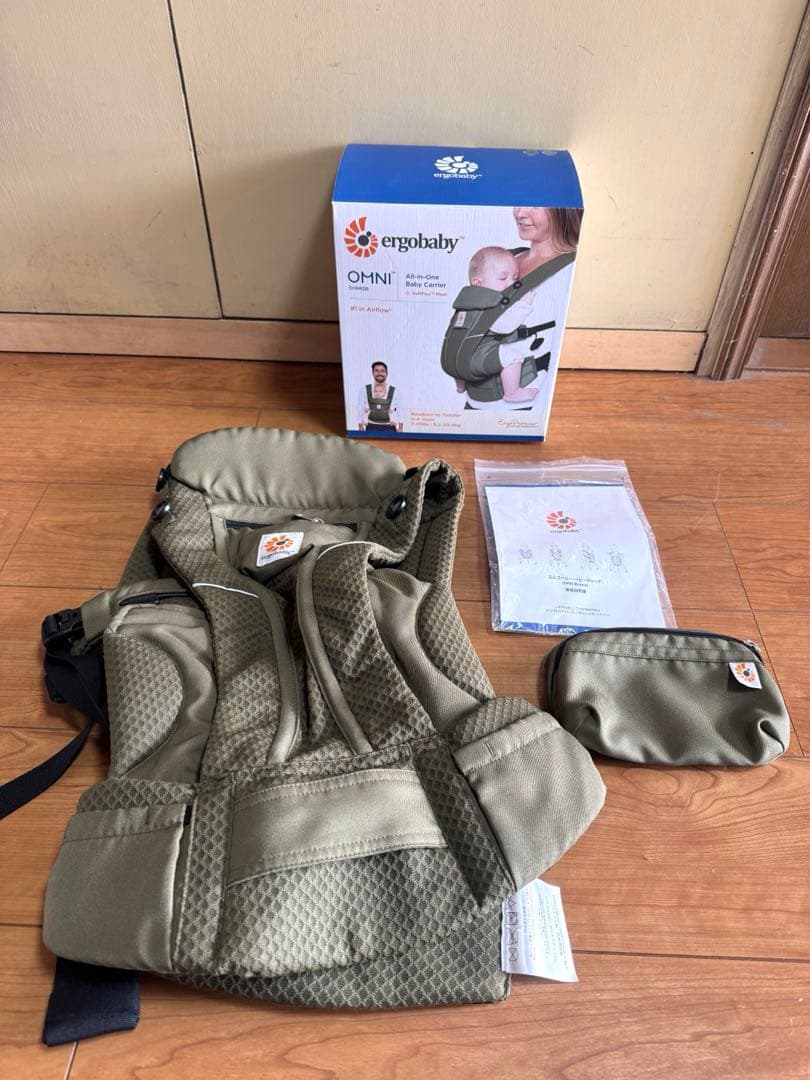 エルゴベビー　 抱っこ紐　オムニブリーズ　カーキ