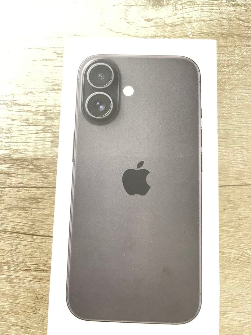 iPhone16 128GB ブラック　開封済未使用
