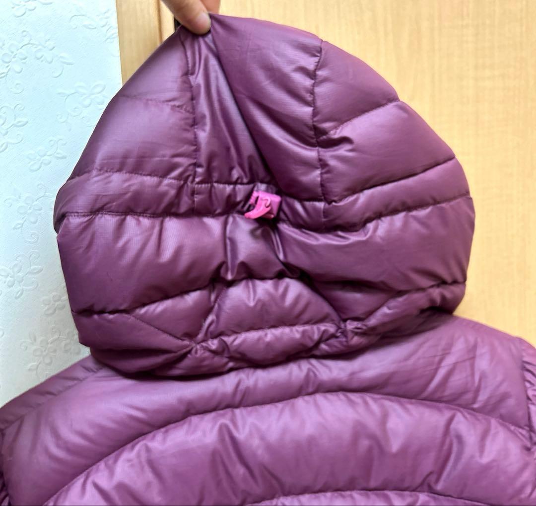 Patagonia ダウンジャケット 紫 XSサイズ 保存袋付き