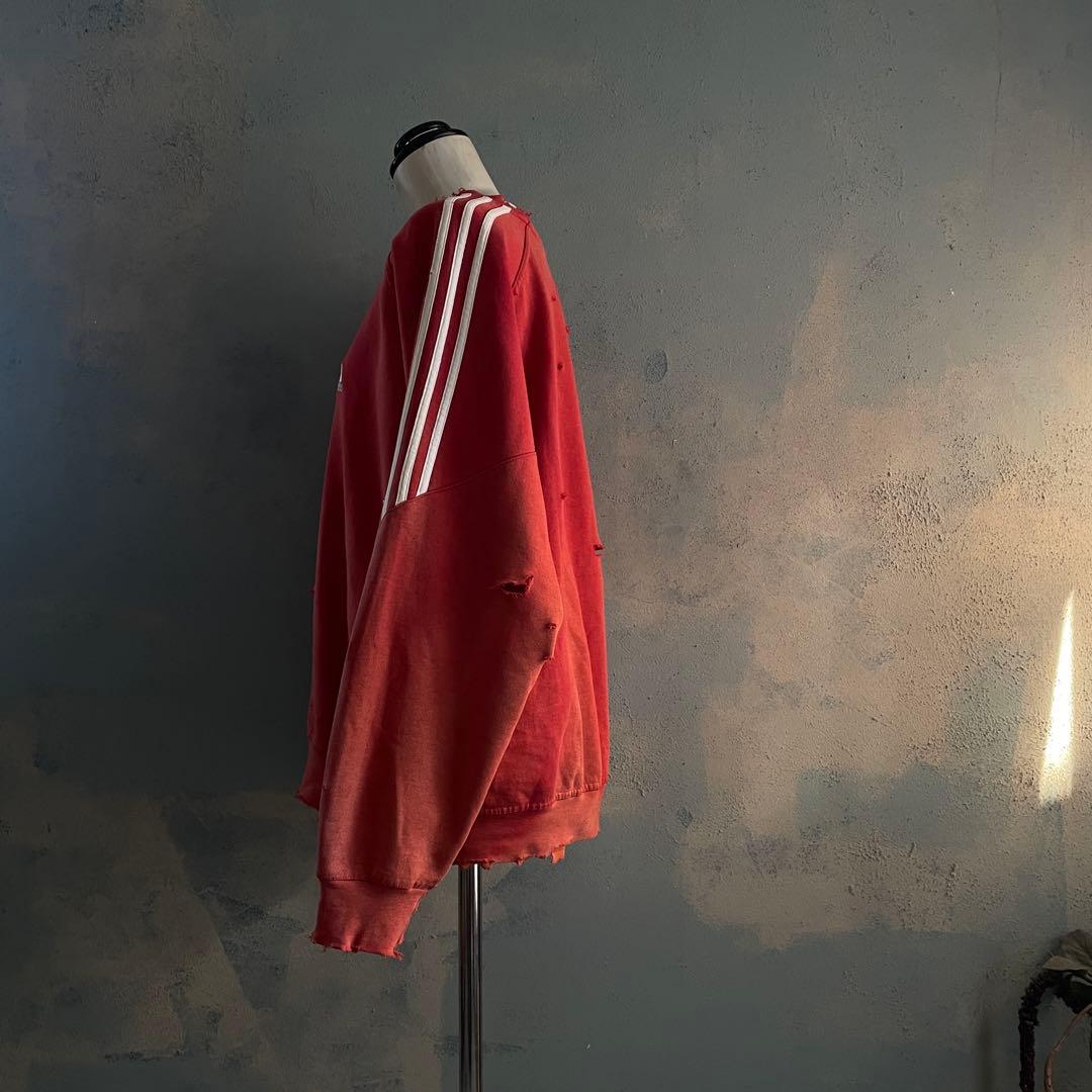 00's adidas”one point“broken boro sweat