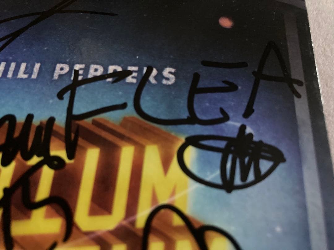 レア　レッチリ 直筆　サイン　CD red hot chili peppers
