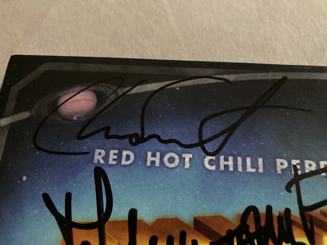 レア　レッチリ 直筆　サイン　CD red hot chili peppers