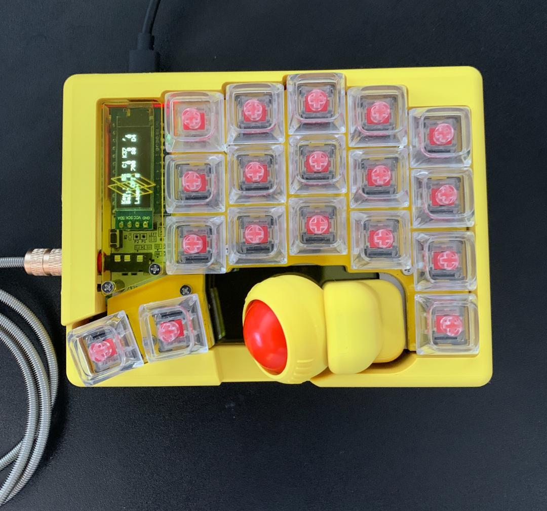 Keyball39 ガスケットマウントセット　※ほぼ撮影用のみの中古美品