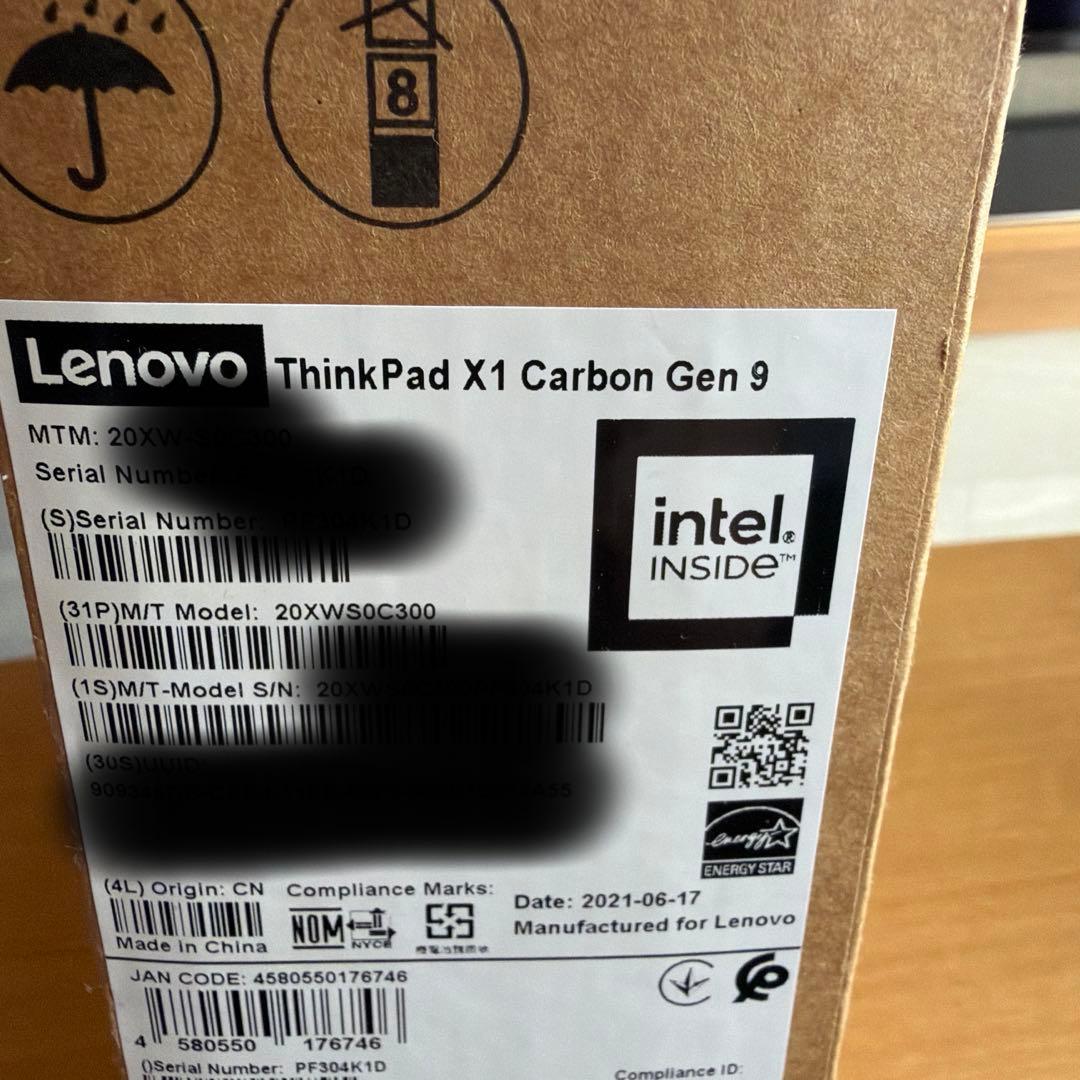 Windowsノート本体 Lenovo Think Pad X1 Carbon Gen 9