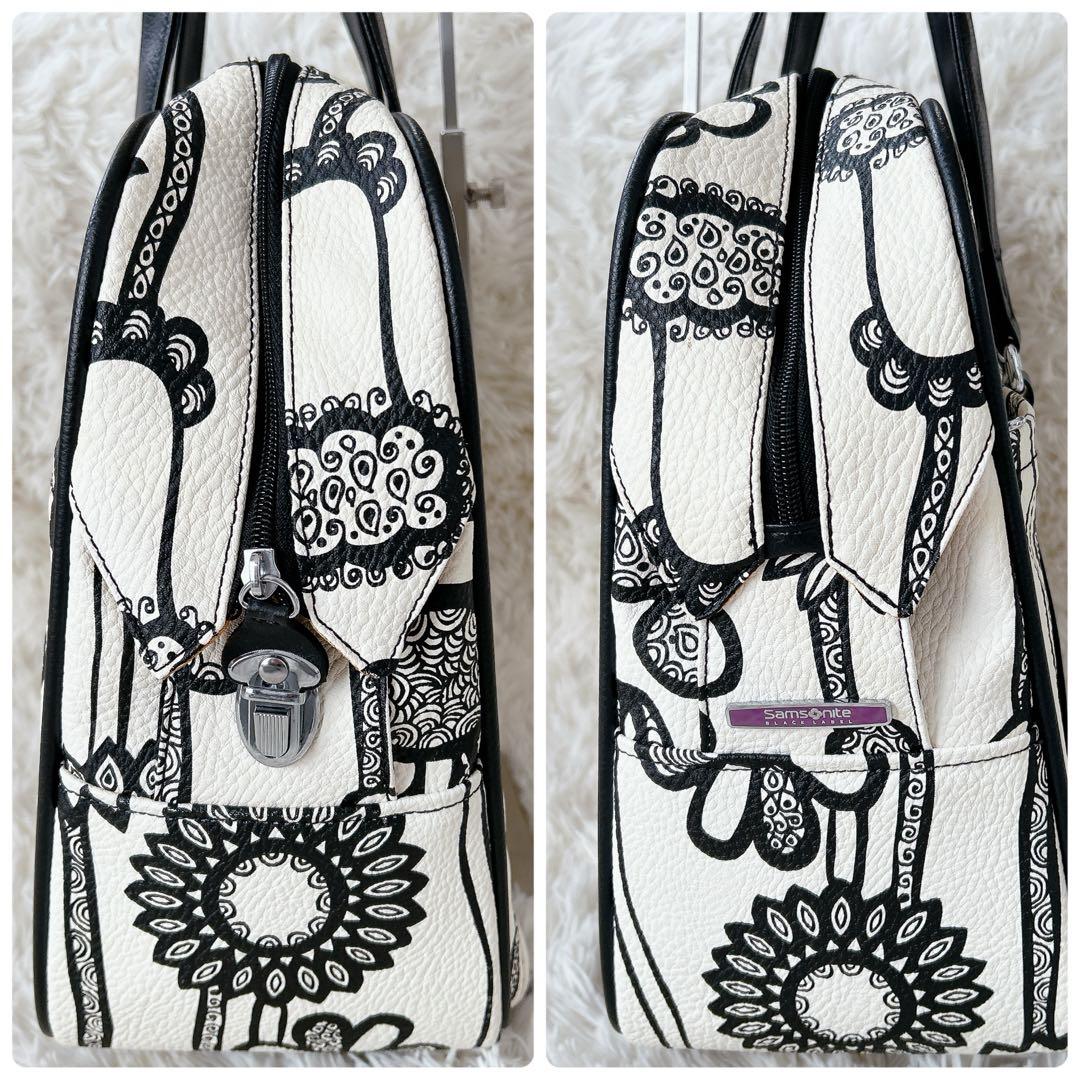 入手困難・希少✨サムソナイトブラックレーベル トラベルバッグ 旅行 花柄 復刻版