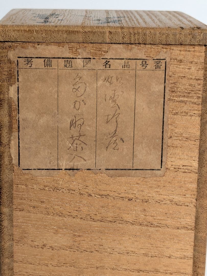 古高取茶入　仕覆、箱付　高取茶入　瀬戸茶入　唐物茶入