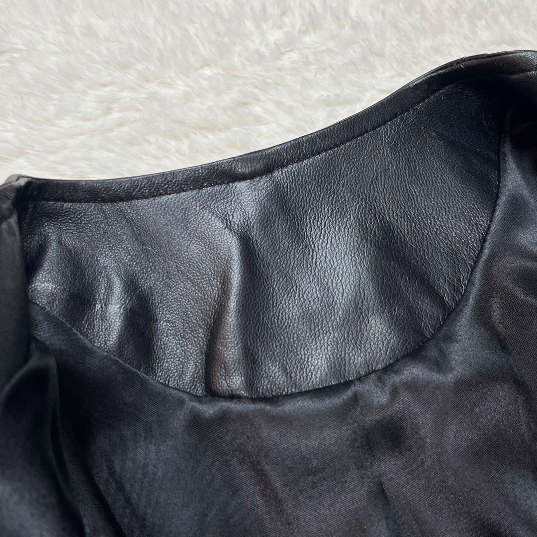 定価46000円　タグ付き　本革　羊革　レザー　ライダース