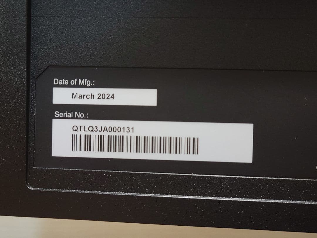 美品　FRONTIER　FR2450B　23.8型LEDモニター　2024年製