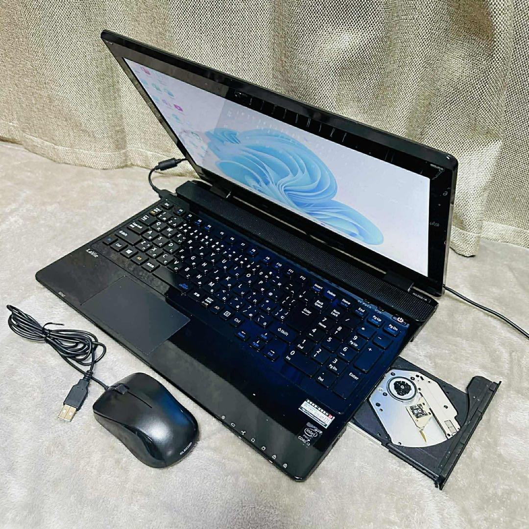 S201 NECノートパソコンWEBカメラSSD高速Windows11オフィス付