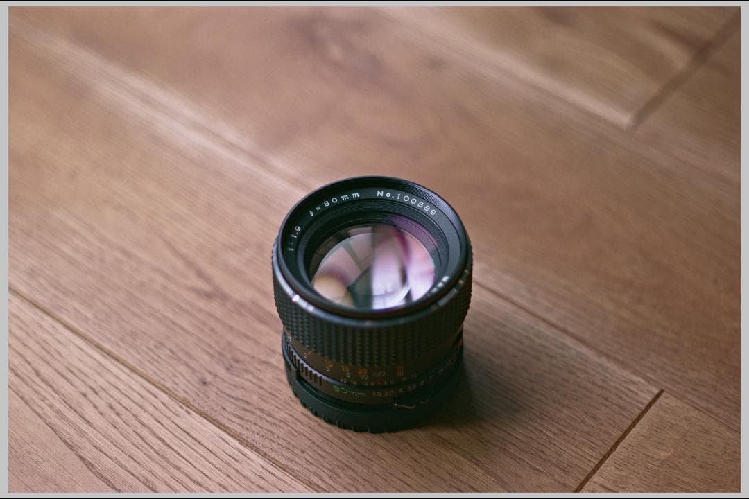 レンズ(単焦点) mamiya sekor C 80mm f1.9