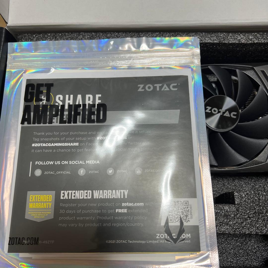 グラフィックボード・グラボ・ビデオカード ZOTAC GeForce RTX 3050 8GB