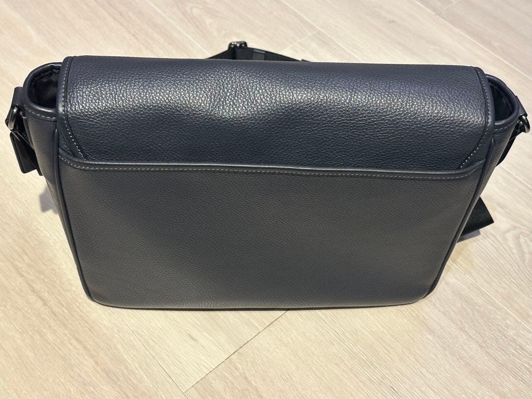 coach コーチ　ビジネスバッグ　紺色　ネイビー　美品　格安