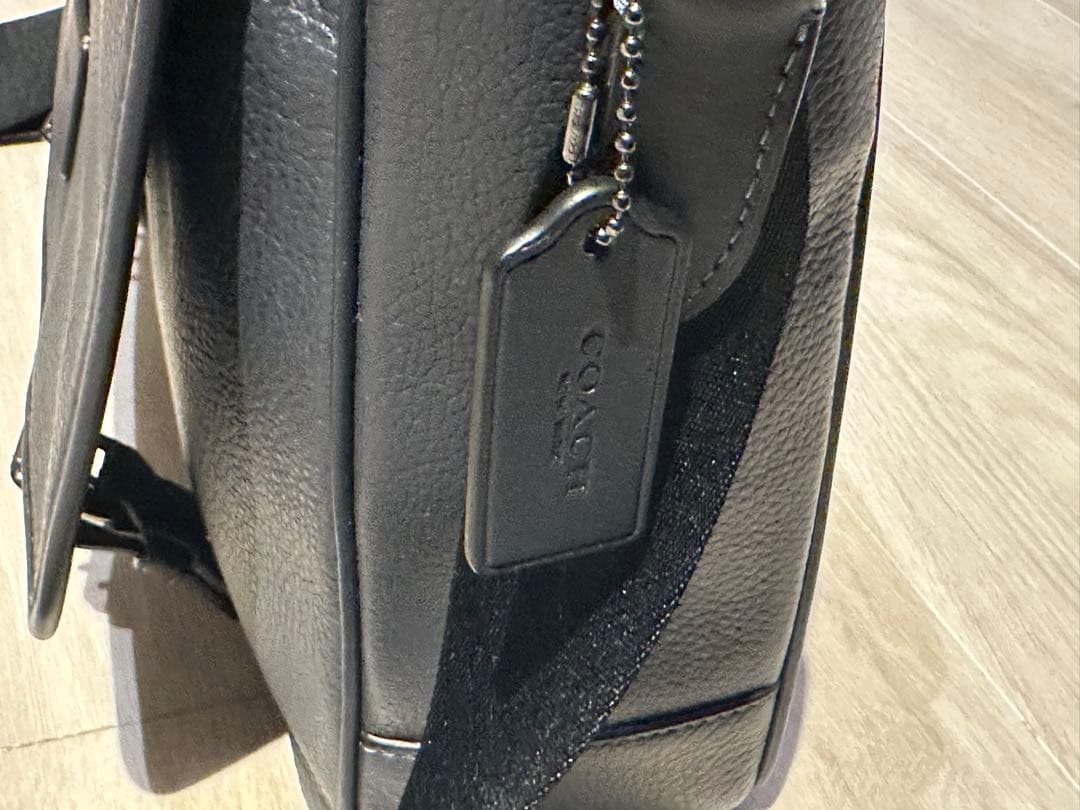 coach コーチ　ビジネスバッグ　紺色　ネイビー　美品　格安