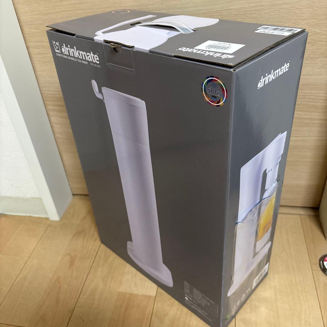 【新品未開封】炭酸水メーカー　drinkmate ガスシリンダー付き