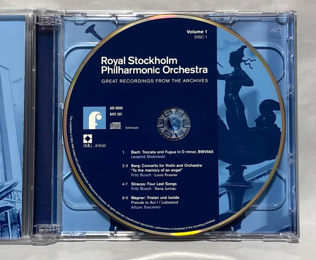 【自主制作盤】8CD-BOX ロイヤル・ストックホルム・フィル創立100周年記念