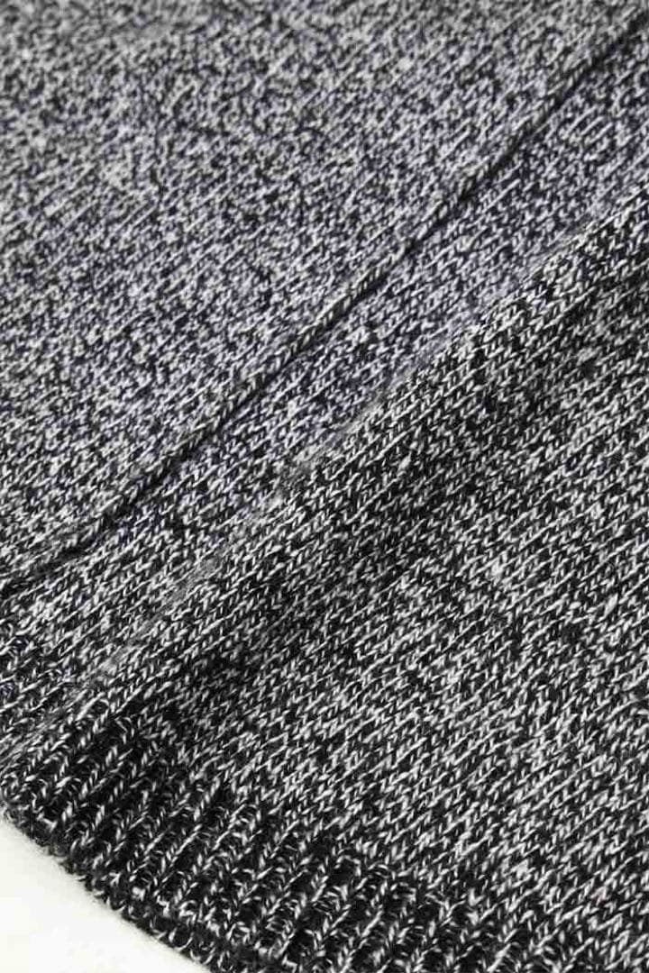 MACHATT ショルダーミックスニット ブラック