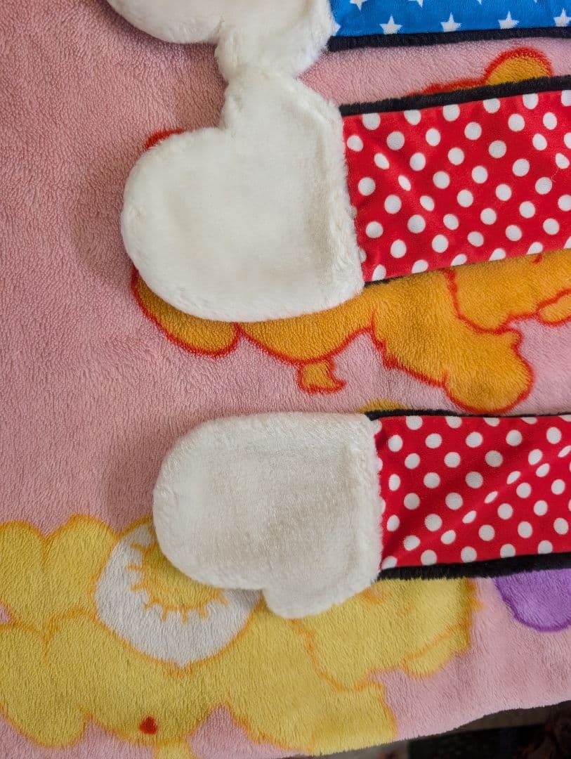 ディズニー　ミニー　ミッキー　マフラーキャップ ファンキャップ　キッズサイズ