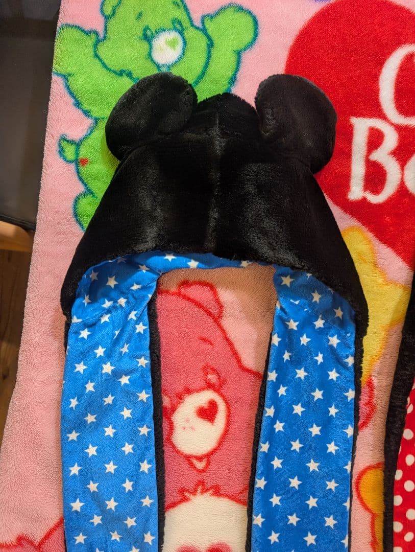 ディズニー　ミニー　ミッキー　マフラーキャップ ファンキャップ　キッズサイズ