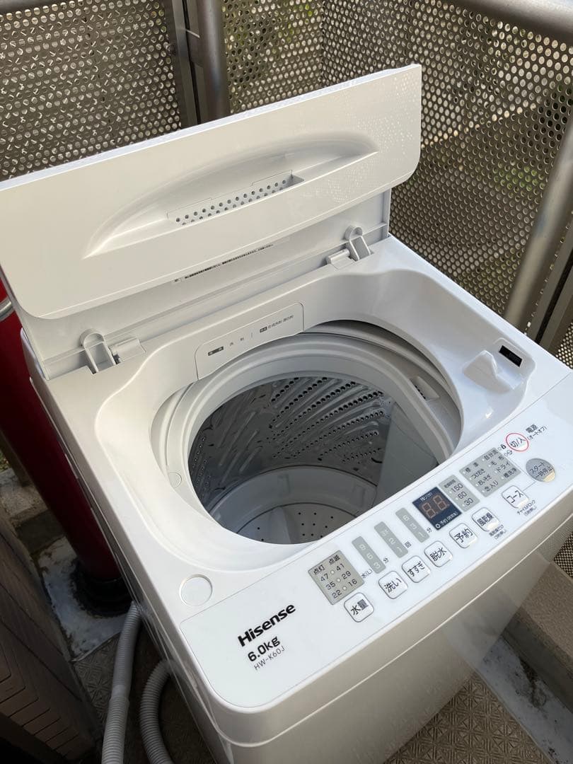 全自動電気洗濯機 6kg HW-K60J