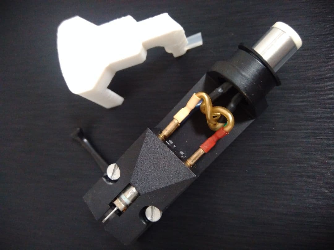 デノン MCカートリッジ DL-103 ヘッドシェル AT MG-9 音質良好