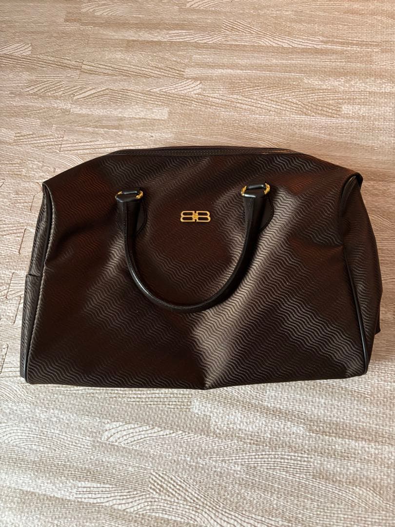 BALENCIAGA バレンシアガ　ボストンバッグ ブラウンACE