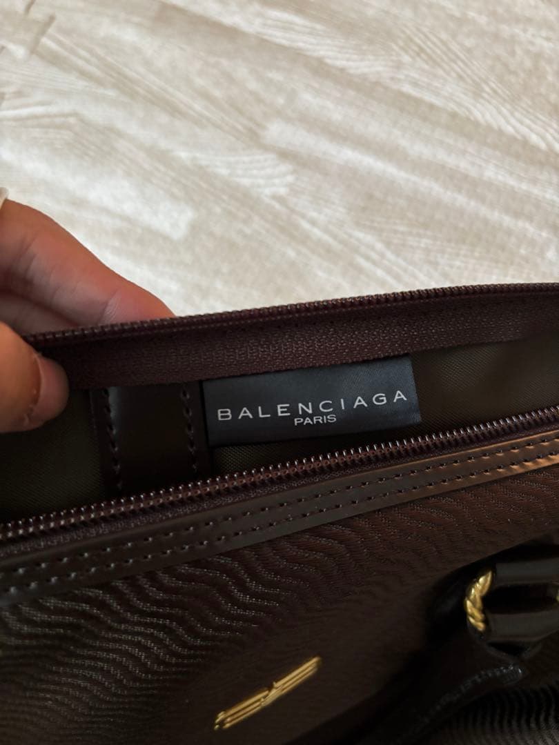 BALENCIAGA バレンシアガ　ボストンバッグ ブラウンACE