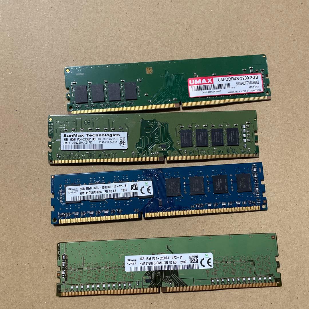 SANMAX SK hynix UMAX DDR4 8GB 計32GB